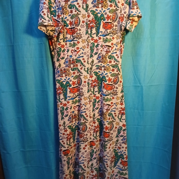 Nooworks Colorful Patterned Maxi Dress - Picture 2 of 5